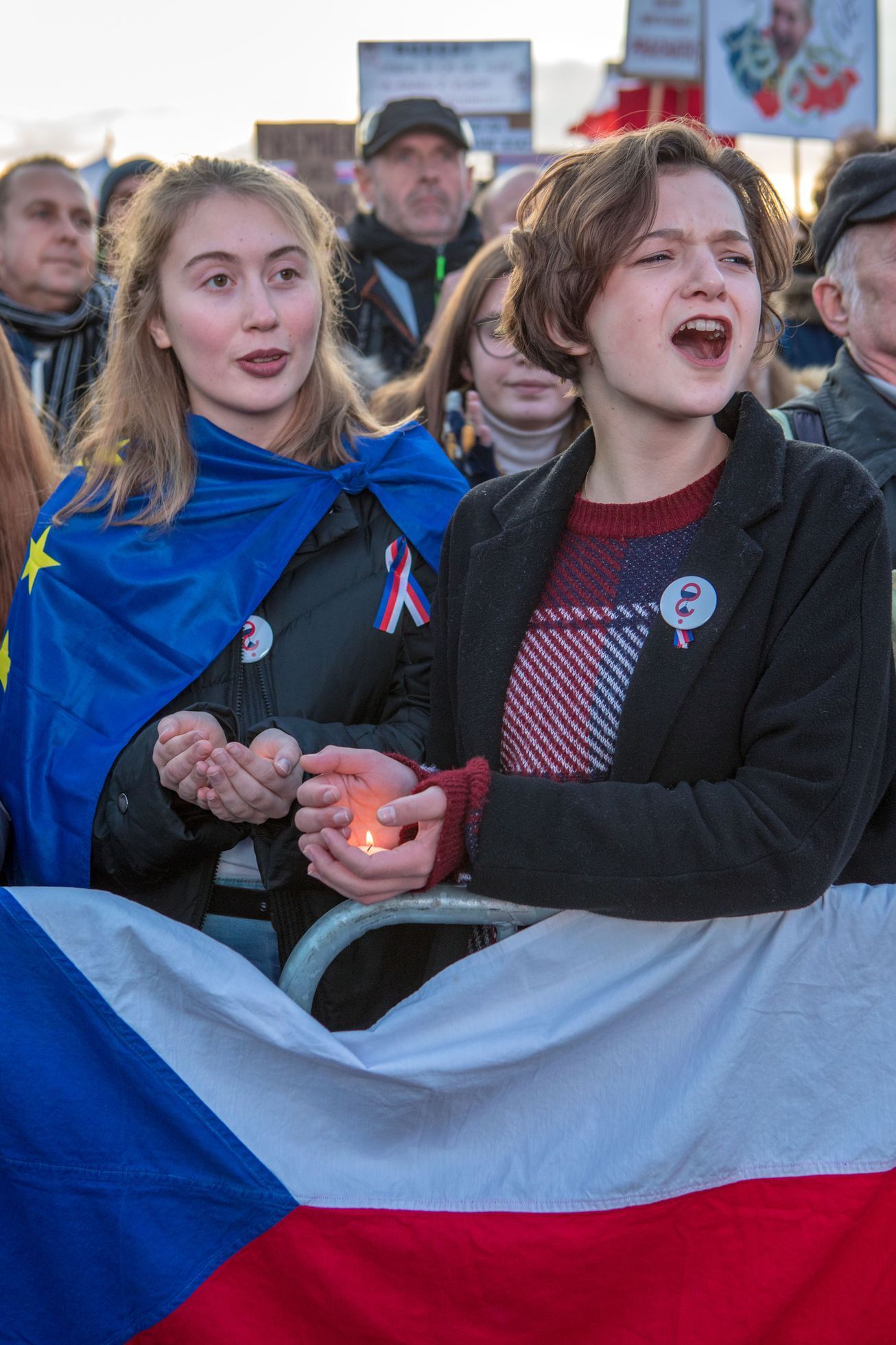 Demonstrace Letná 16. 11. 2019