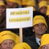 Protest zaměstnanců DPP