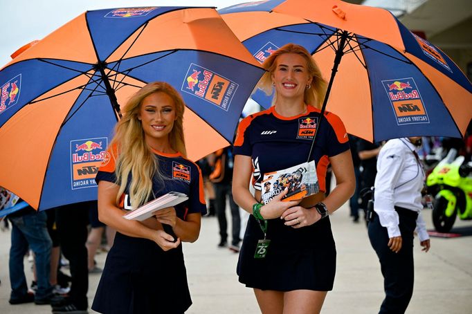 Grid girls na závodě MotoGP v Austinu