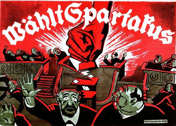 Spartakist propaganda poster Spartakist propaganda poster 1920 Germany - Berlin Private collection