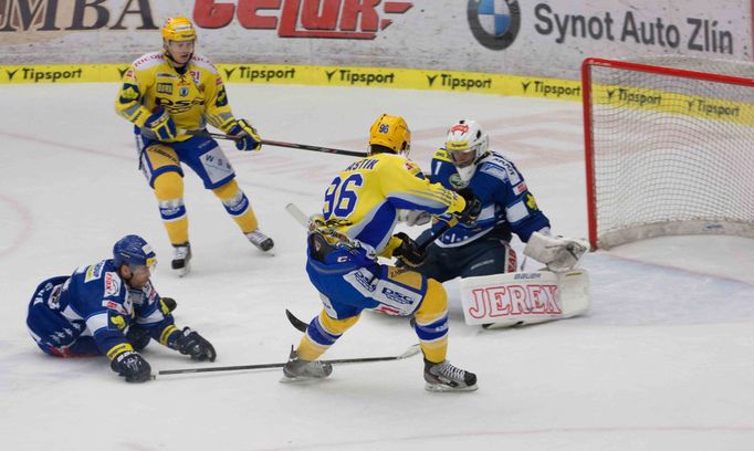 Zlín vs. Brno, utkání hokejové extraligy