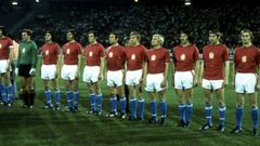 Tým fotbalových mistrů Evropy 1976 z Bělehradu