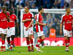 Smutní hráči Arsenalu