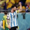 Lionel Messi slaví gól v osmifinále MS 2022 Argentina - Austrálie