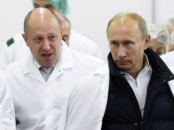Jevgenij Prigožin a ruský prezident Vladimir Putin.