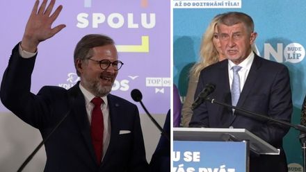 Volební speciál DVTV: Spolu vítězí, Babiš poražen. Gratuluji Fialovi, řekl šéf ANO