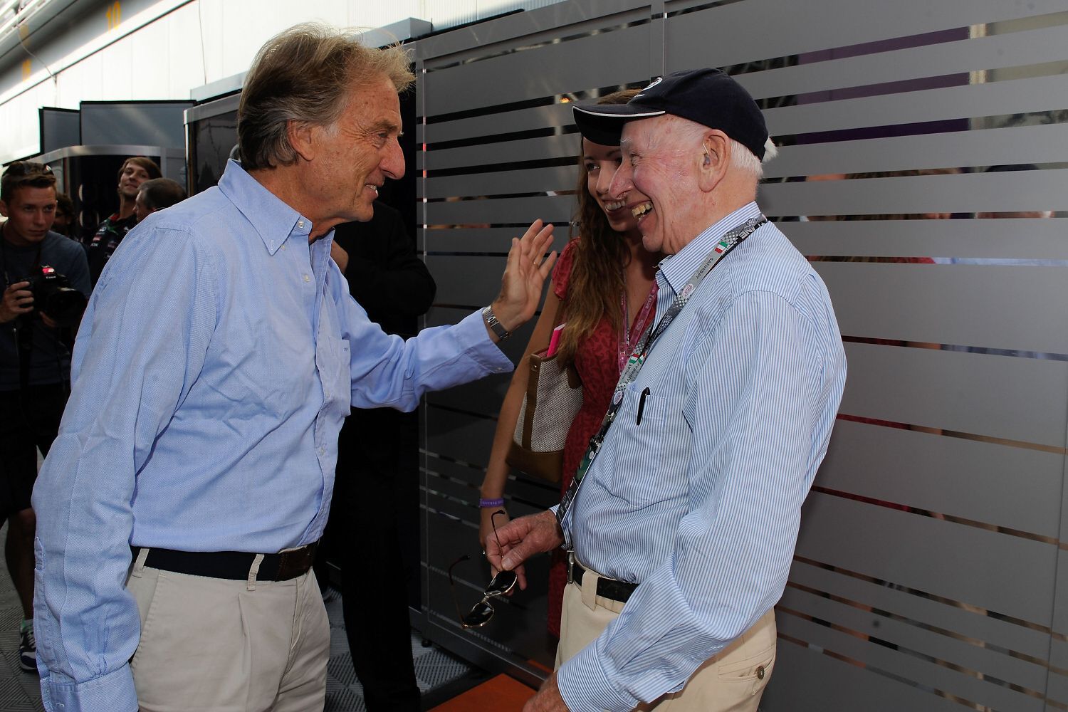 Formule 1, GP Itálie 2013: Luca di Montezemolo, John Surtees