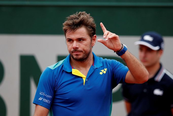 Stan Wawrinka na French Open 2017