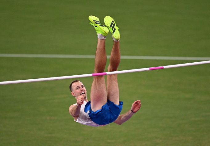 Český výškař Jan Štefela na MS v atletice 2025