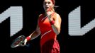 Australian Open 2022: Aryna Sabalenková v utkání třetího kola.