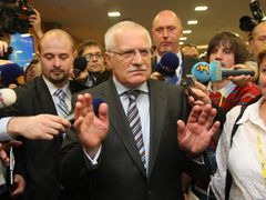 Václav Klaus na svém posledním kongresu ODS.
