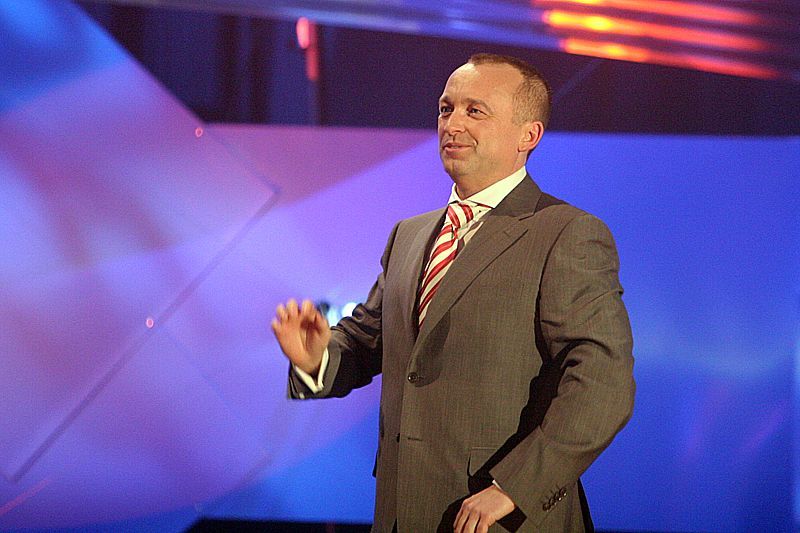 TýTý 2007 - Moderátor Televizních novin Karel Voříšek si přišel pro cenu v kategorii Osobnost televizního zpravodajství