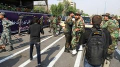 Írán přehlídka revolučních gard útok terorismus