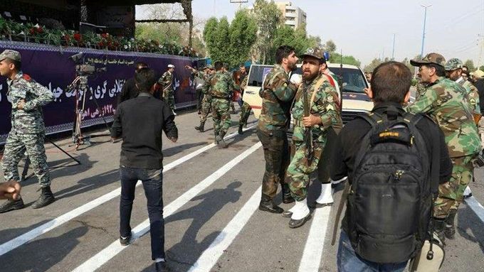 Íránské revoluční gardy.