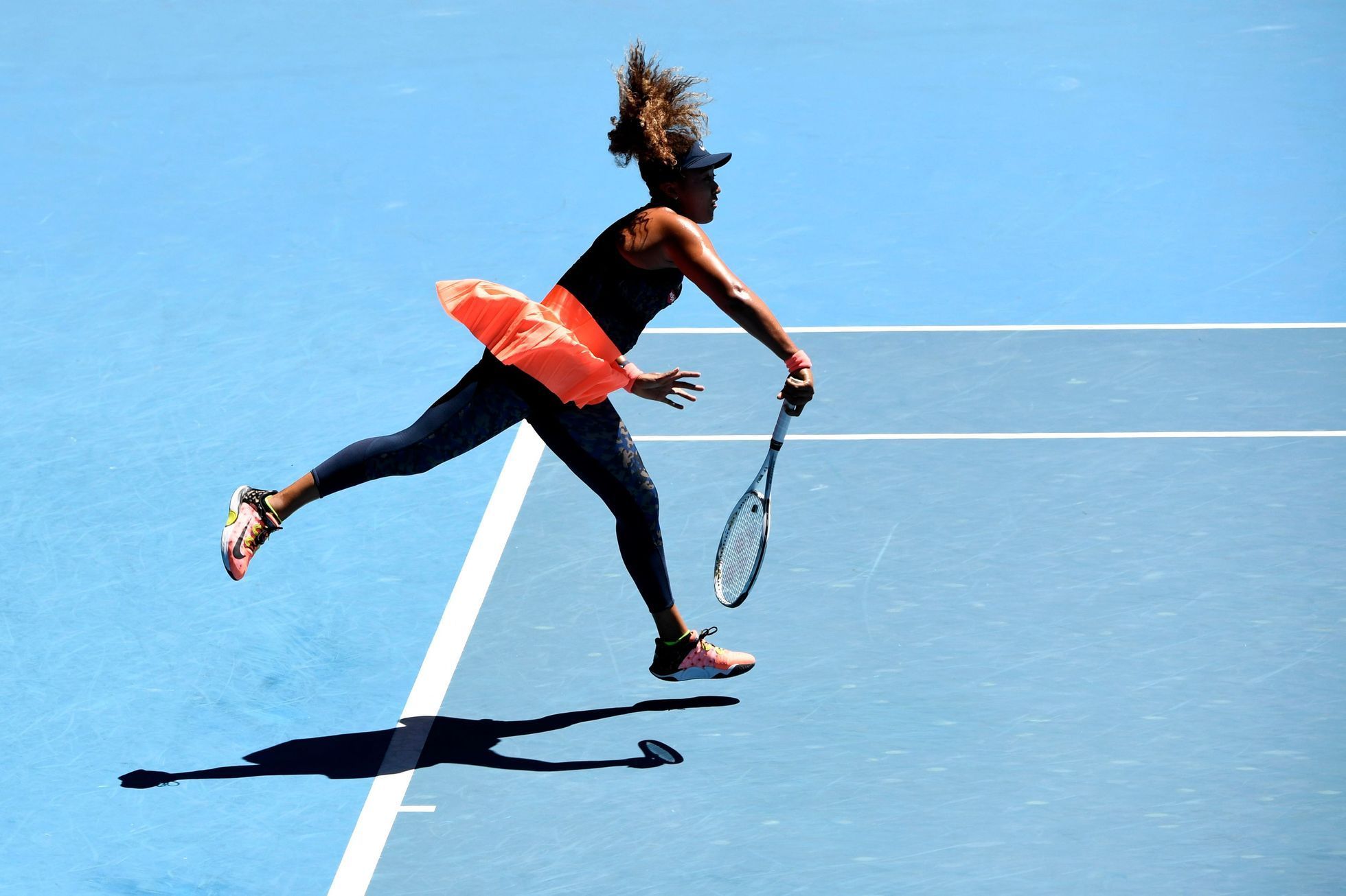 Naomi Ósakaová v semifinále Australian Open 2021