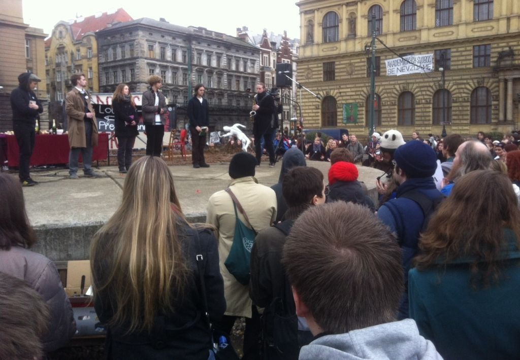 Týden neklidu - demonstrace v Praze