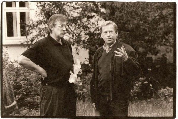 Andrej Krob a Václav Havel