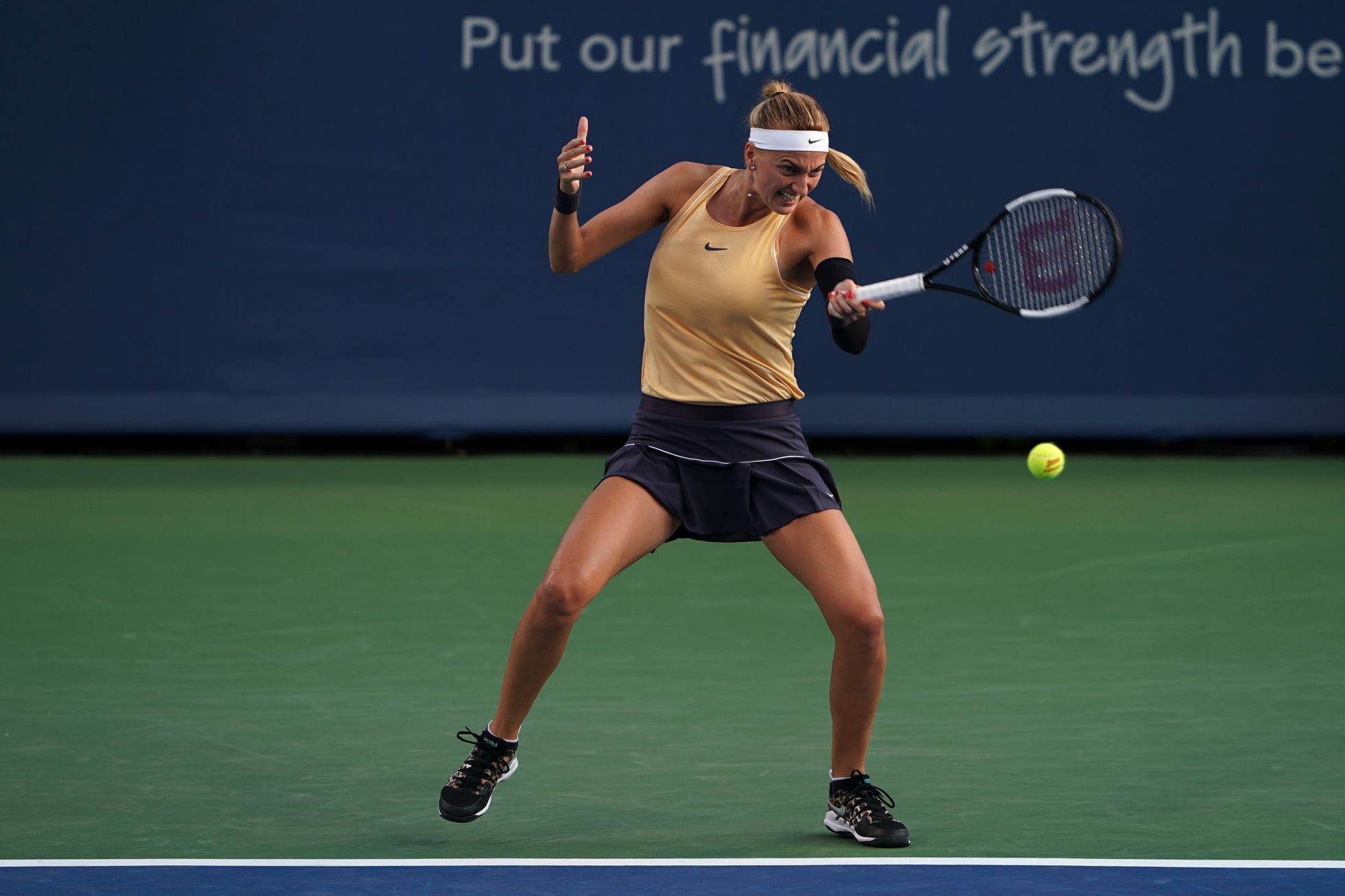 Petra Kvitová na turnaji v Cincinnati 2019