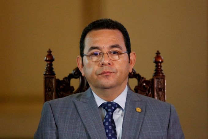 Guatemalský prezident Jimmy Morales