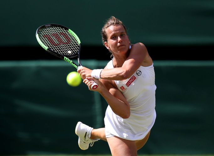 Barbora Strýcová v semifinále Wimbledonu 2019