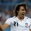Andrea Pirlo v utkání Itálie - Francie