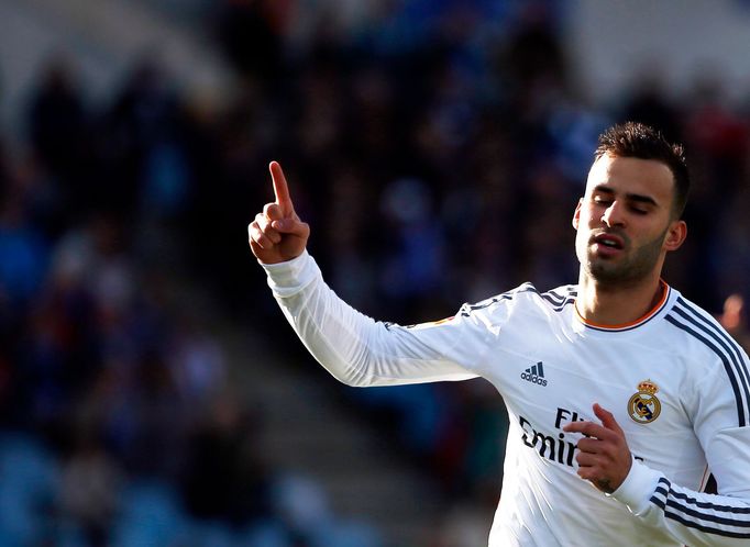 Jese slaví gól Realu Madrid