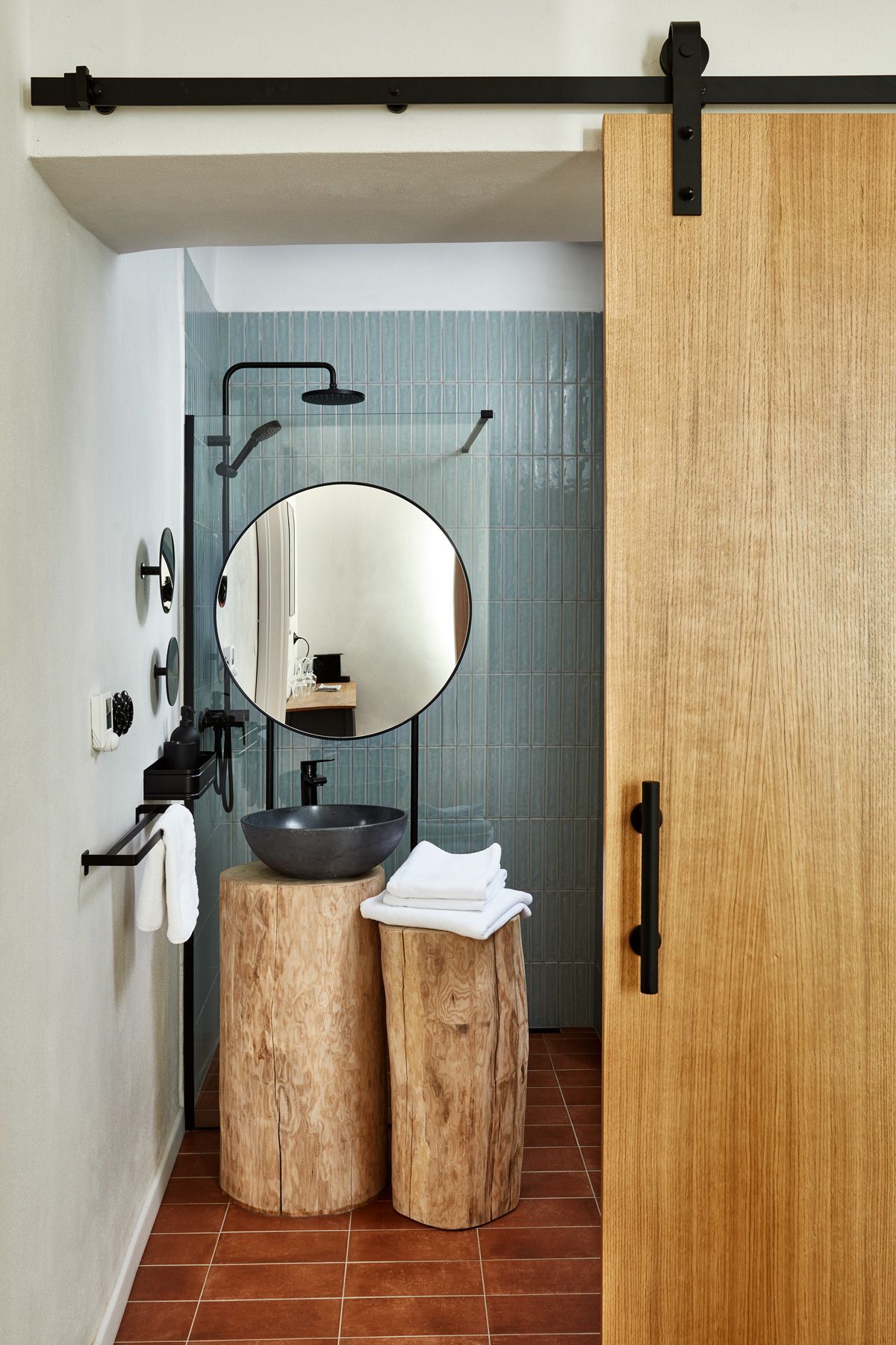 Zámek Žďár nad Sázavou ubytování mlýn koupelna třílůžkový pokoj