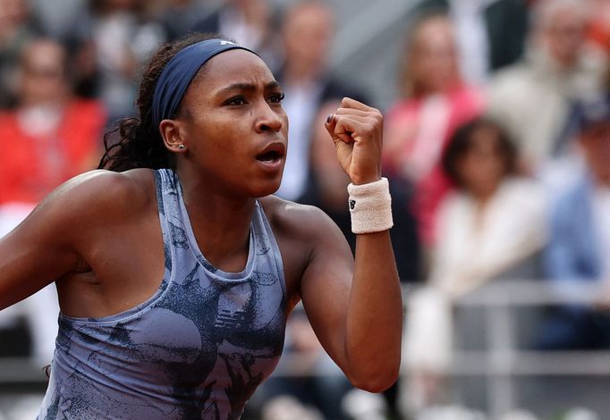 Coco Gauffová ve finále French Open 2025