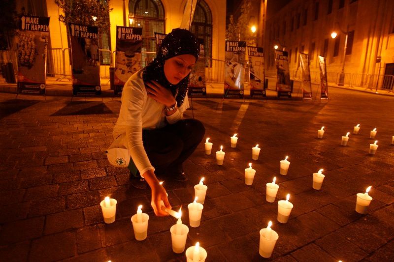 Bejrút, Globální den proti kazetovým bombám