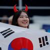 Švédští a korejští fanoušci před vzájemným utkáním na MS 2018