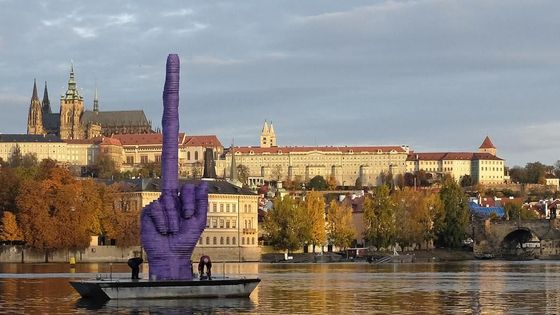 Vztyčený prostředníček ukazuje na Zemana