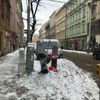 sníh led kalamita praha žižkov