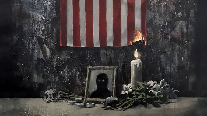 Banksy, protesty v USA