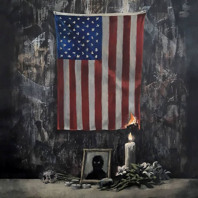 Banksy, protesty v USA