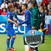 Croatia's Luka Modric is substituted by Mateo Kovacic