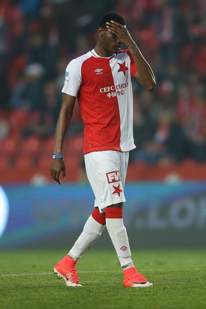 EPL, Slavia-Dukla: Michael Ngadeu