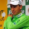 Peter Sagan v zeleném trikotu během 14. etapy Tour de France