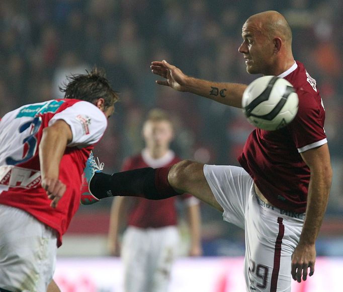 Derby Slavia - Sparta: Milan Bortel - Roman Bednář