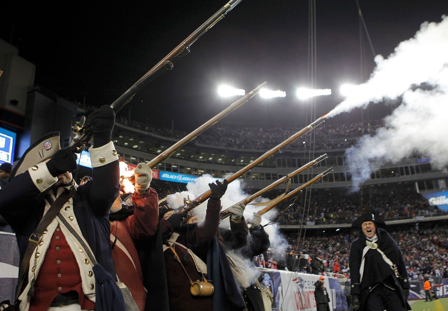 NFL, fanoušci: New England Patriots - End zone militia