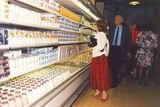 Sortiment supermarketu Mana, rok 1991.