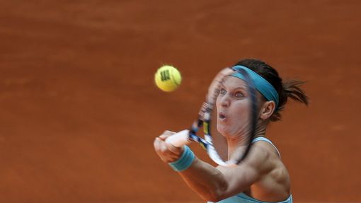 Lucie Šafářová na turnaji v Madridu 2015