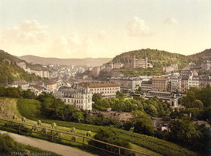 Česko a Slovensko na historických fotochromových snímcích, pořízených kolem roku 1900