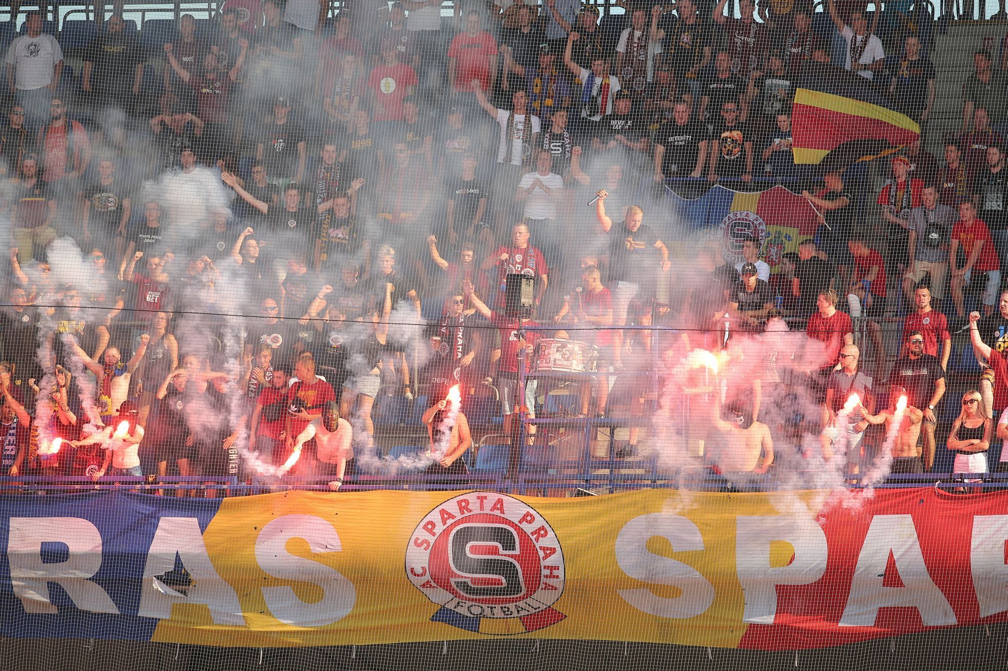 Sparta vs Slovácko (podzim 2018): Fanoušci Sparty
