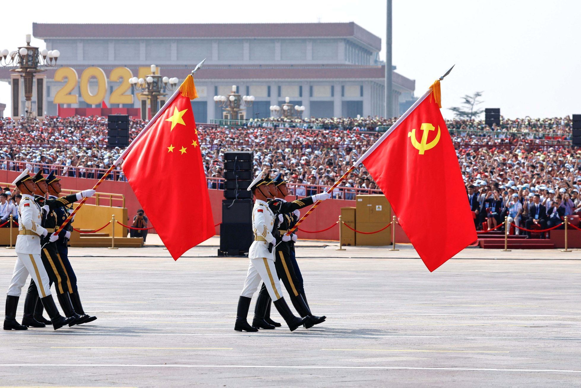Čína, vojenská přehlídka, Peking. 80. let, 2. světová válka, Putin, Xi, Kim