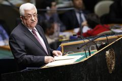 Abbás vyzval v OSN k mezinárodní mírové konferenci. Usiluje o uznání Palestiny