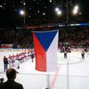 MS 2017, Česko-Francie: česká vlajka po zápase