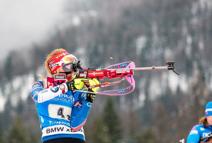 SP, Ruhpolding, štafeta Ž: Markéta Davidová