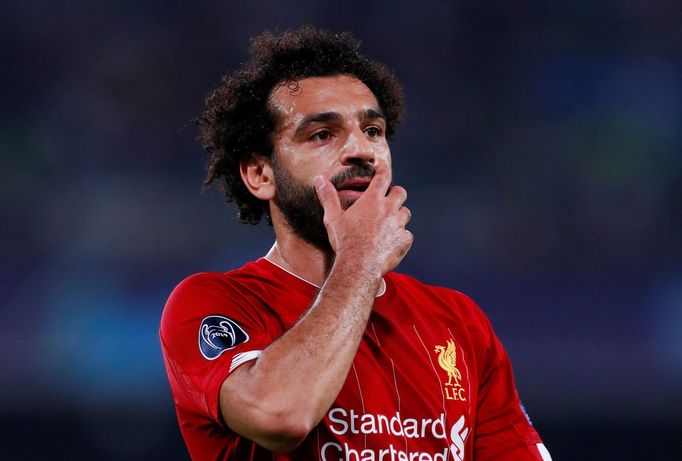 Soccer Football - Champions League - Group E - Napoli v Liverpool - Stadio San Paolo, Naples, Italy - September 17, 2019  Liverpool's Mohamed Salah during the match