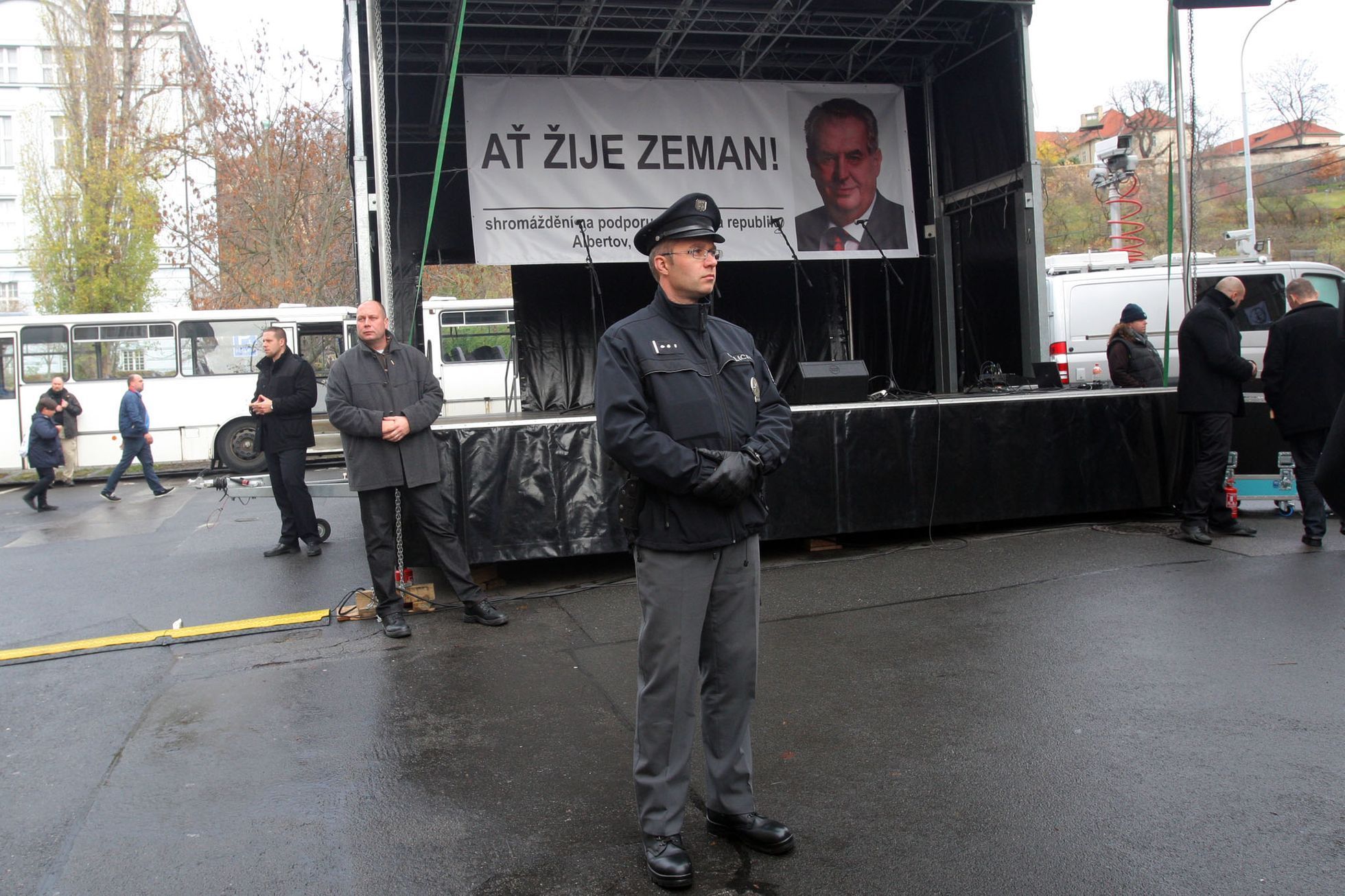 Zeman na Albertově 17. 11. 2015