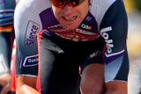 Cadel Evans při týmové časovce na Tour de France.
